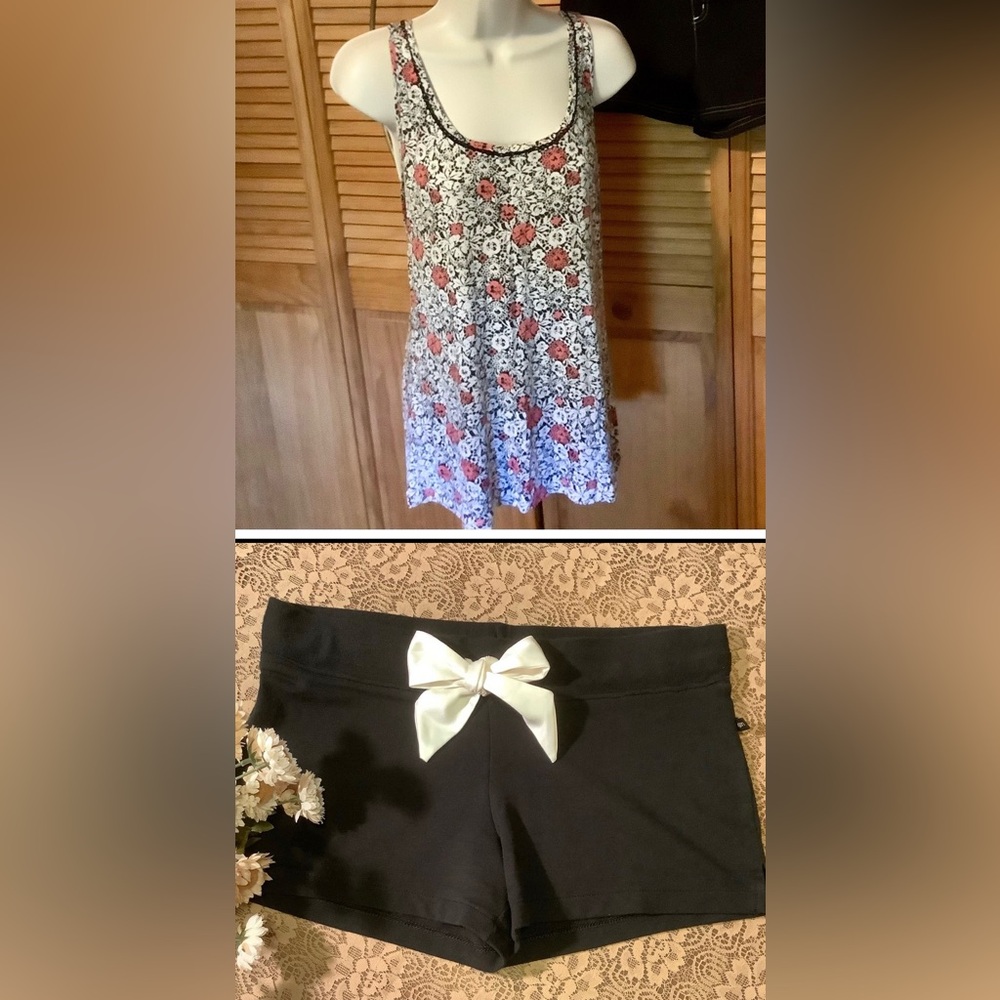 G&O stretch Sleep shorts XS-S New with sleep tank